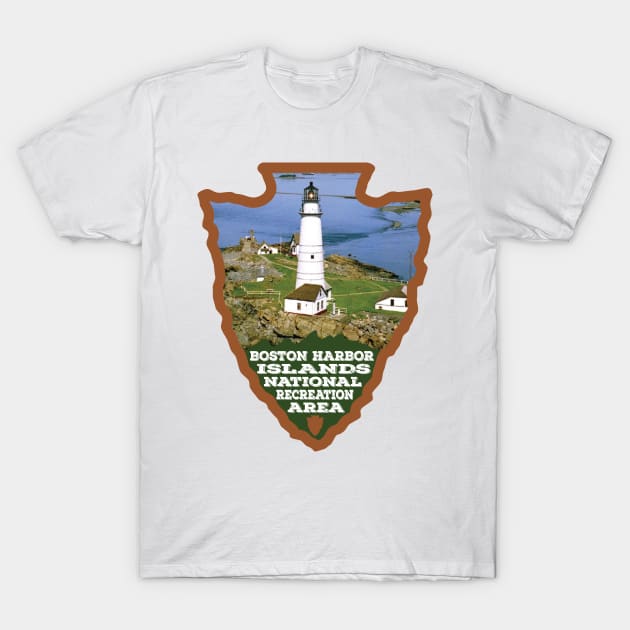 Boston Harbor Islands National Recreation Area arrowhead T-Shirt by nylebuss